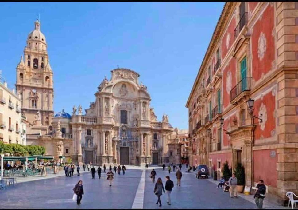 Apartamento Centrico Con Plaza De Garaje Y Piscina Apartman Murcia Kültér fotó